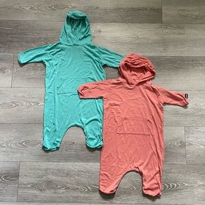 Rowe Kids Toddler Romper Playsuit Bundle Set Of 2 Size 3T Unisex Boys Girls